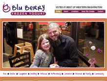 Tablet Screenshot of bluberryfrozenyogurt.com